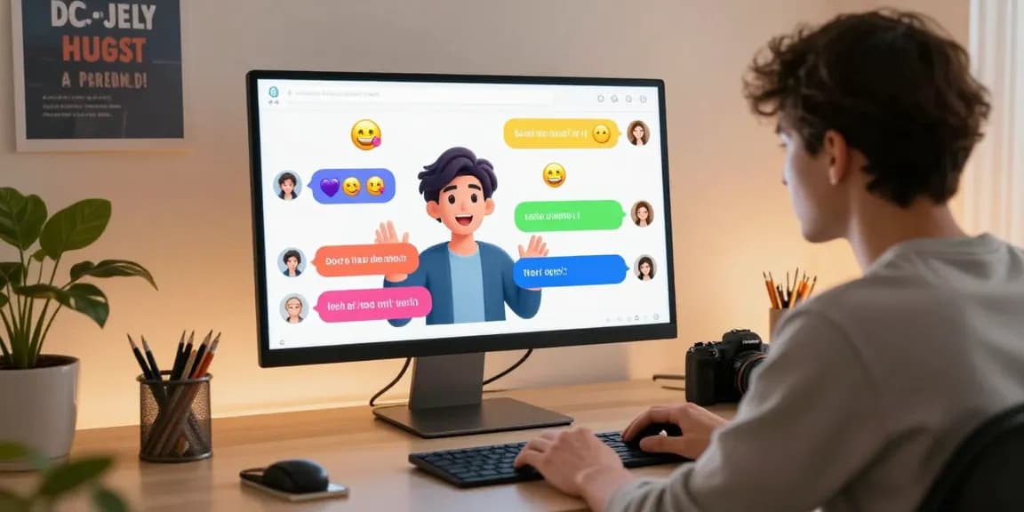 Engaging AI spicy chat scene showcasing interactive conversations in a digital workspace