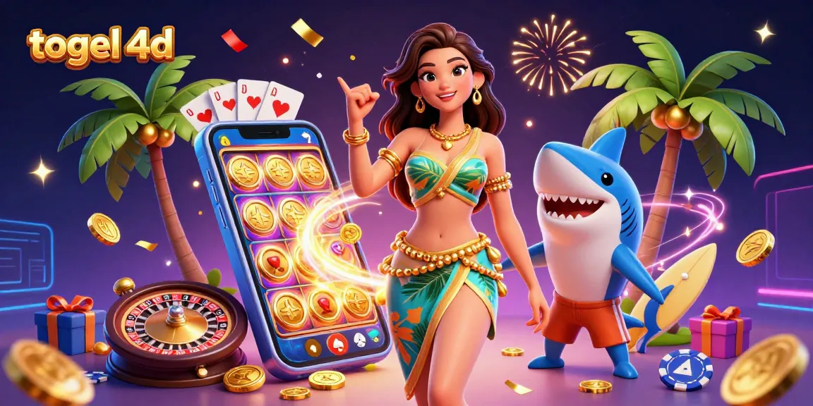 Experience thrilling togel 4d action with vibrant casino elements and dynamic characters.