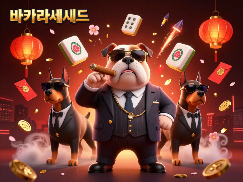 바카라사이트에서 흥미진진한 게임 경험을 제공하는 3D 일러스트