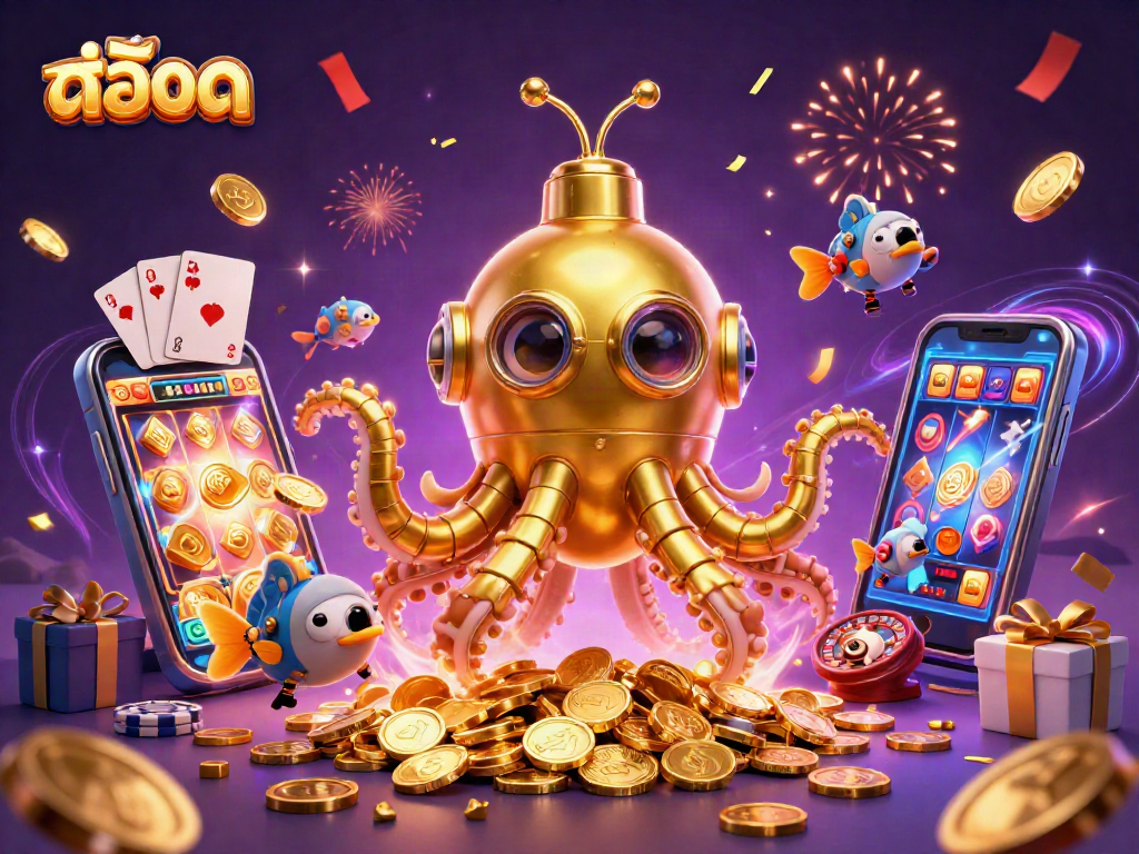 Unleash winning spins with สล็อต in a festive 3D casino scene bursting with excitement!