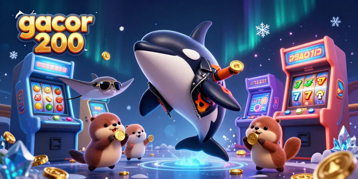 Experience casino excitement with gacor 200 in a vibrant 3D scene featuring dynamic gaming action.