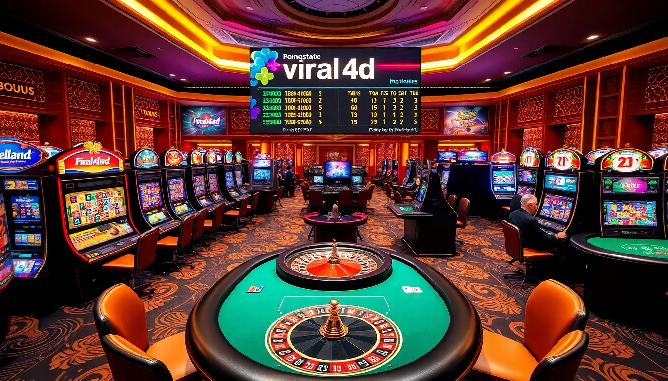 Experience the thrill of elite gambling with viral4d at an upscale casino filled with excitement.
