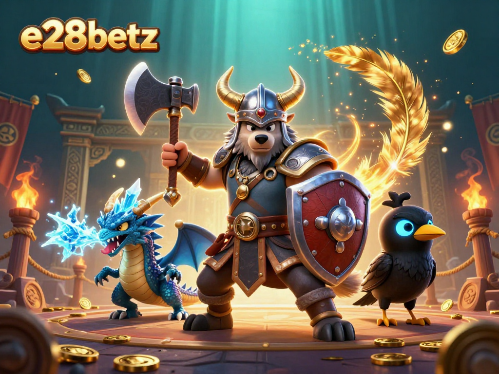 e28betz tham gia các trận đấu sôi động tại đấu trường sát cánh cùng chiến binh Viking