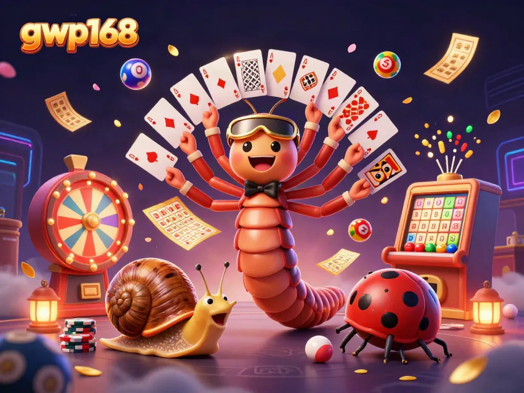 GWP168 menghadirkan dealer kartun 3D yang unik dengan kartu sambil bermain di kasino, menciptakan suasana live casino yang mendebarkan.