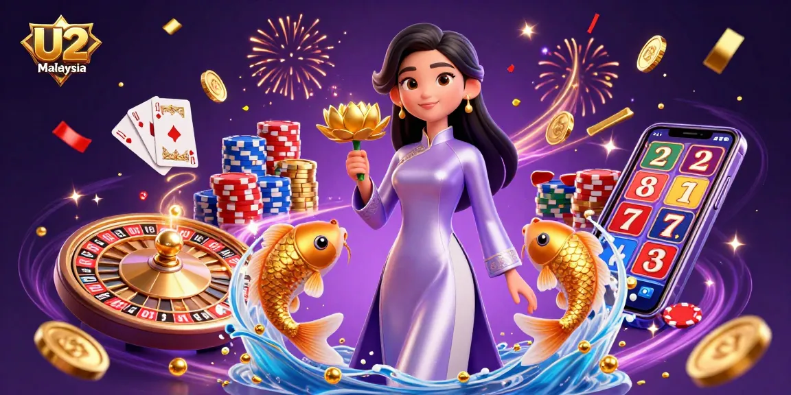 Engage in thrilling gaming at U2 Malaysia, capturing the essence of luck with vibrant visuals.