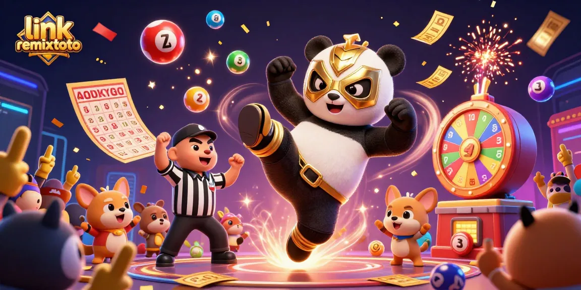 Engage with thrilling actions on link remixtoto showcasing colorful lottery elements and lively characters.