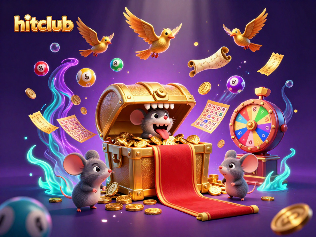 Engage with hitclub and uncover winnings through a vibrant lottery scene full of excitement.