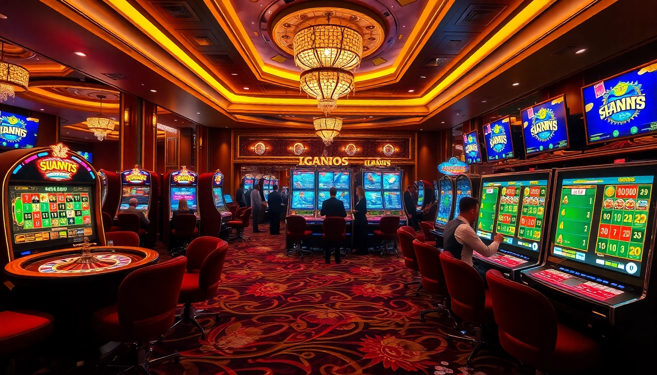 Experience an exciting moment with slot online gacor at luxurious casino gaming with vibrant slot machines.