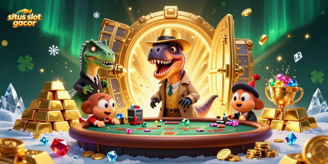 Permainan situs slot gacor yang menarik dengan karakter unik dan suasana casino yang mendebarkan.