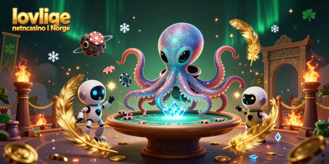 Spill på lovlige nettcasino i Norge med et galaktisk tema og spennende pokeropplevelser