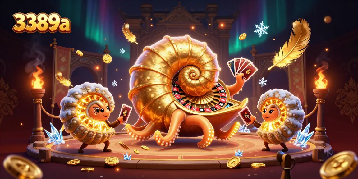 Experience thrilling gameplay with 3389a, featuring an ancient nautilus inspired roulette wheel and dynamic betting elements.