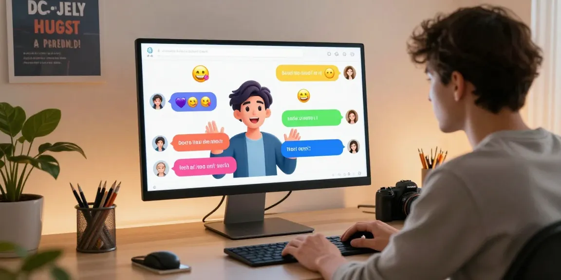 Engaging AI spicy chat scene showcasing interactive conversations in a digital workspace