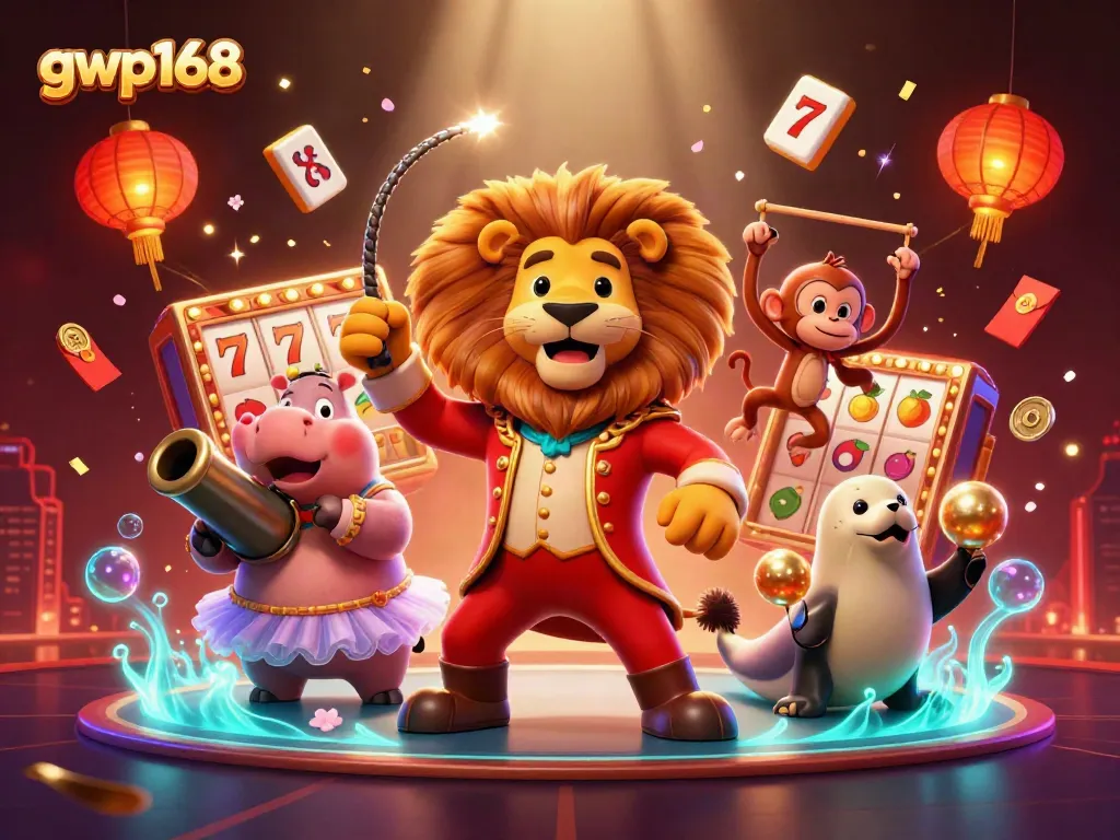 GWP168 memukau dengan permainan slot berwarna-warni dan karakter menarik di kasino online.