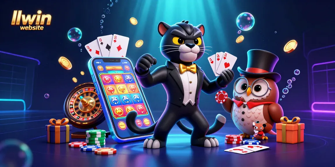 Experience thrilling action at llwin website with vibrant casino characters and games.