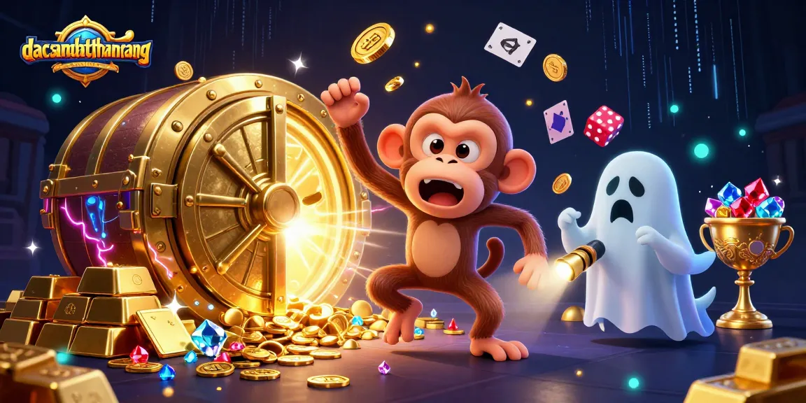 Experience the thrill with dacsandatphanrang at an enchanting haunted casino, showcasing playful golden treasures.