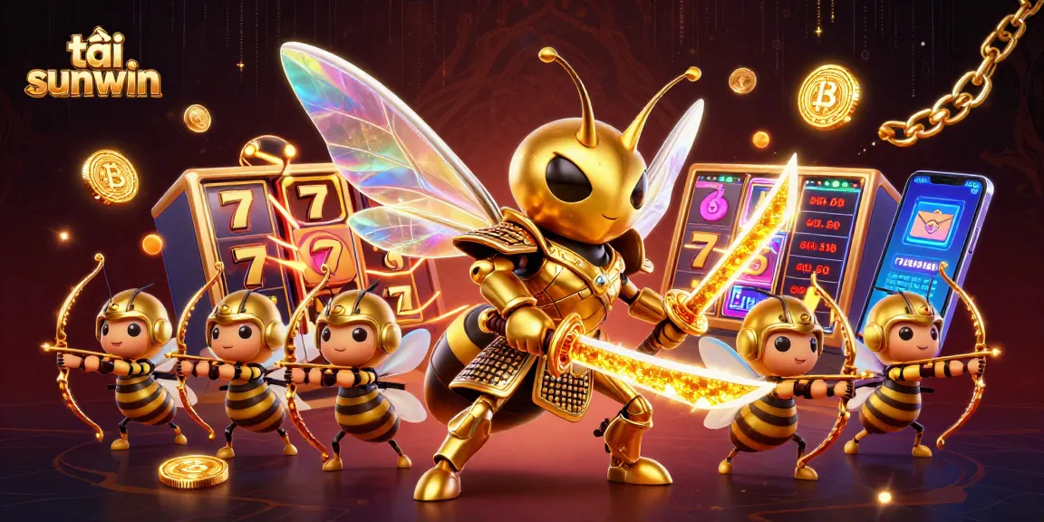 Engage in thrilling gameplay with tải sunwin, featuring striking samurai hornet and vibrant slot elements.
