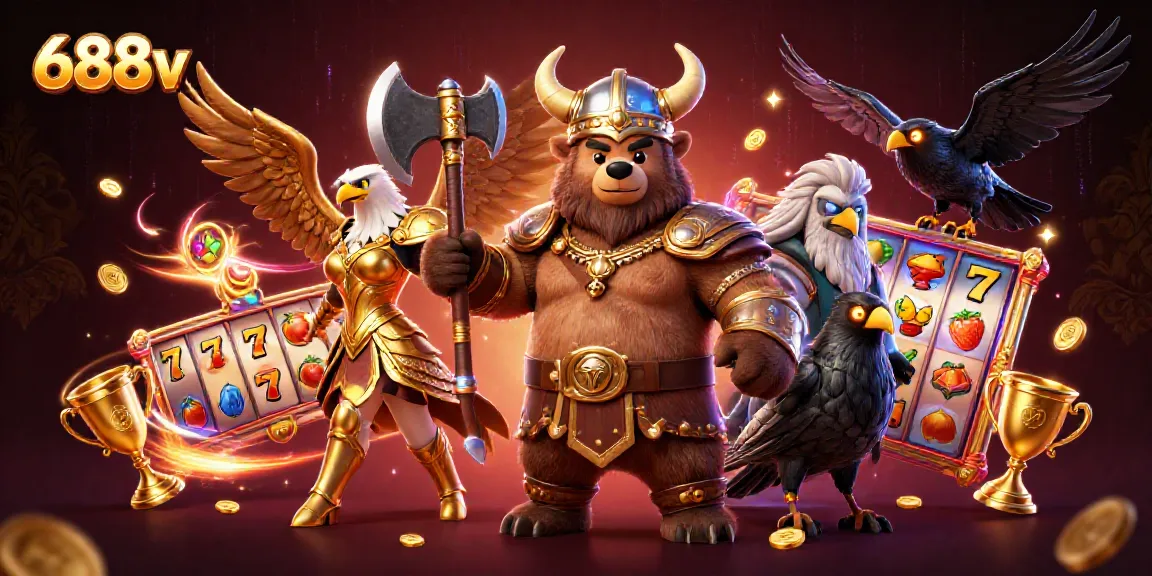 Engage in thrilling slots at 688v with Viking and Valkyrie themed action.