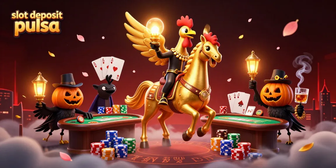 Slot deposit pulsa menghidupkan suasana kasino yang meriah dengan elemen permainan menarik.