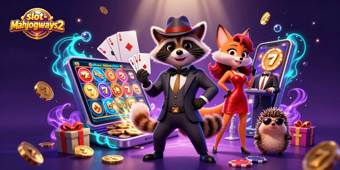 Spin and win with slot-mahjongways2 in this vibrant casino scene featuring rich visuals and excitement.