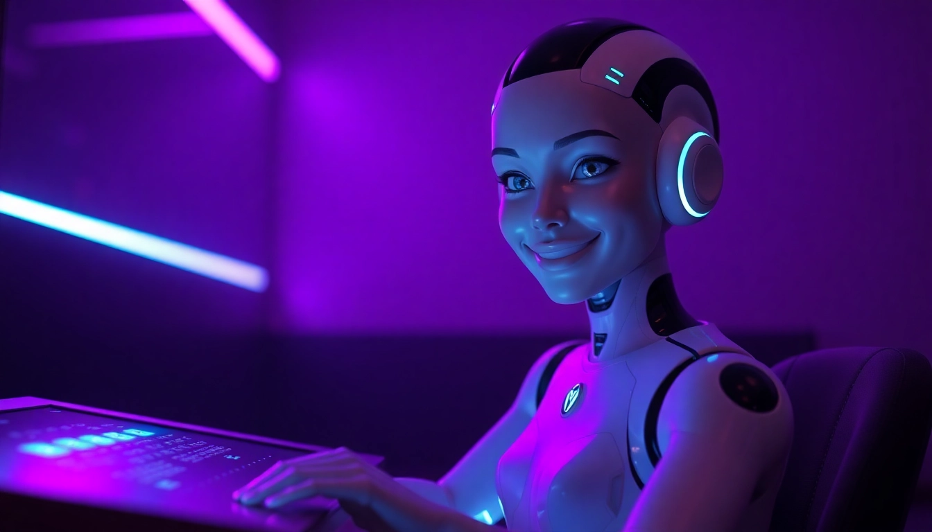 Engaging AI character in a virtual chat for porn ai chat interactions.