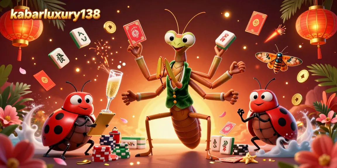 Ilustrasi 3D kabarluxury138 menampilkan karakter kasino yang dinamis dan elemen keberuntungan