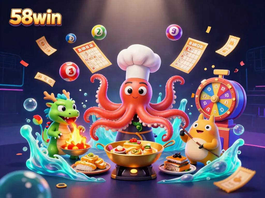 Engage in exciting games at 58win with vibrant scenes of fantasy and chances to win big!