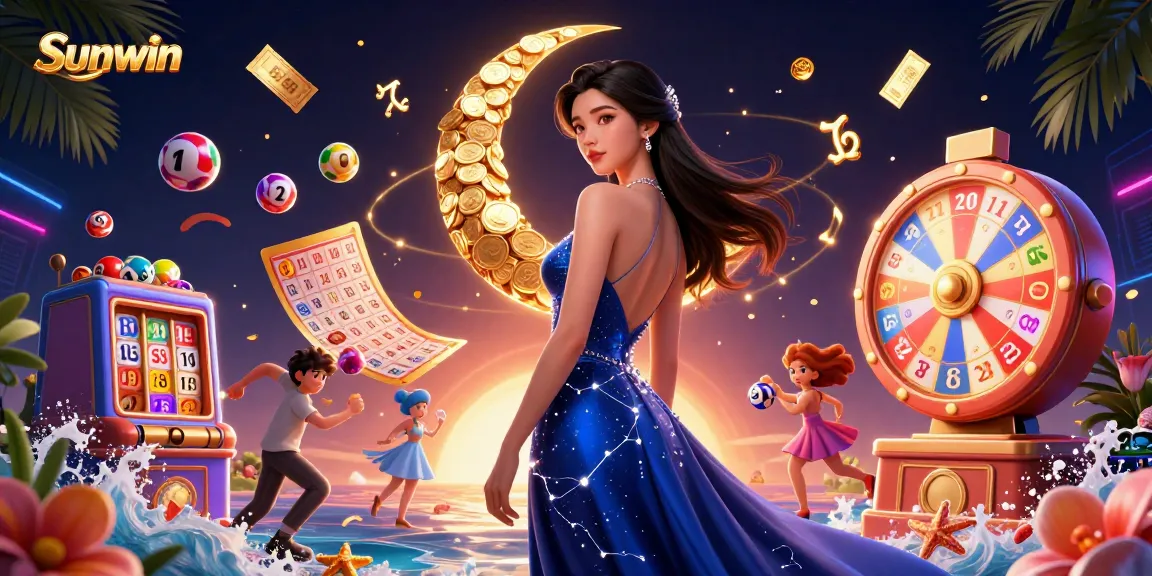 Experience thrilling gameplay at Sunwin with exciting lottery elements and vibrant characters.