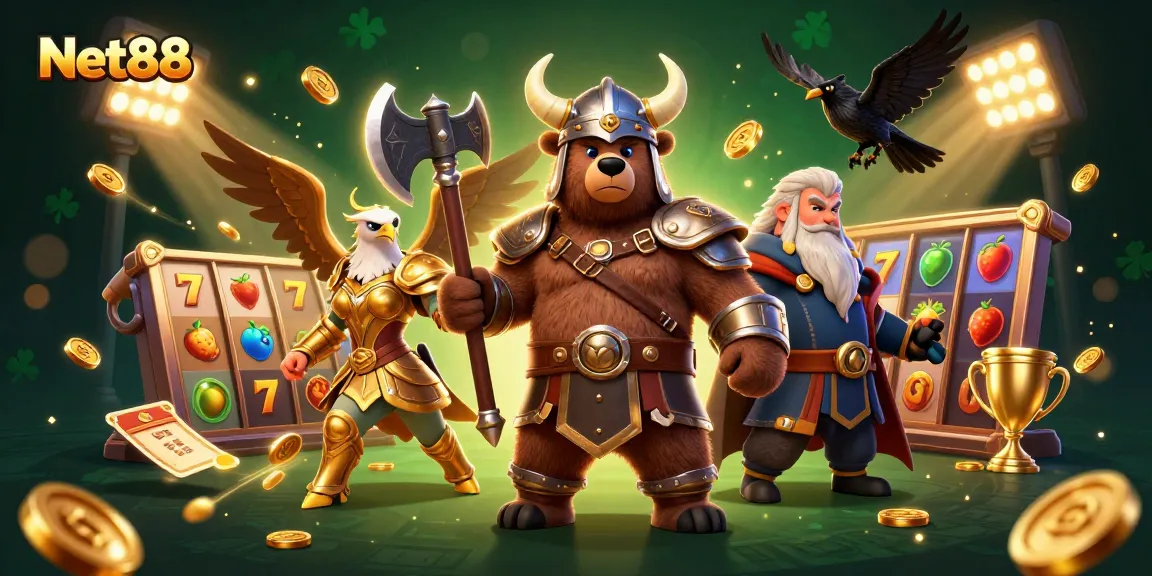 Place bets at Net88 while enjoying 3D casino excitement with charming characters and vibrant gameplay elements.