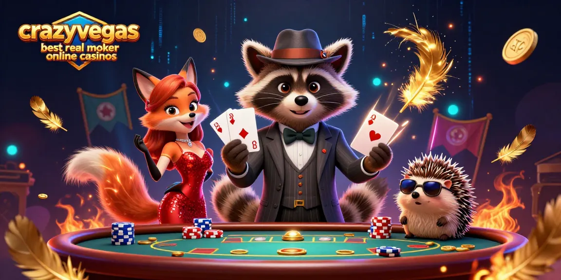 Play at crazyvegas best real money online casinos with fun characters and a thrilling poker scene.