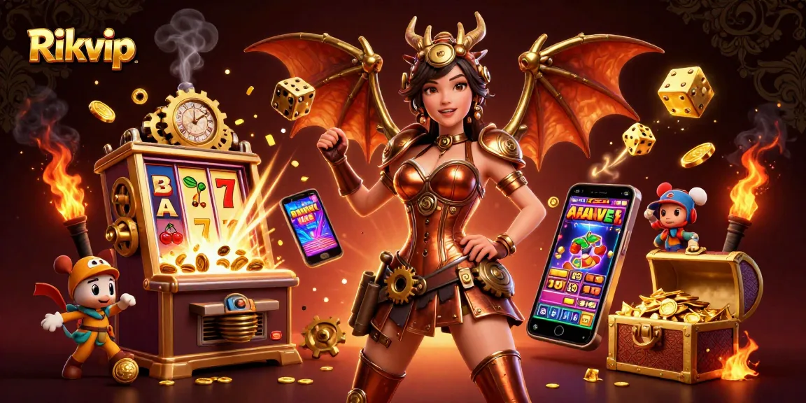 Experience the thrilling jackpot moments at Rikvip with colorful slots and golden treasures.