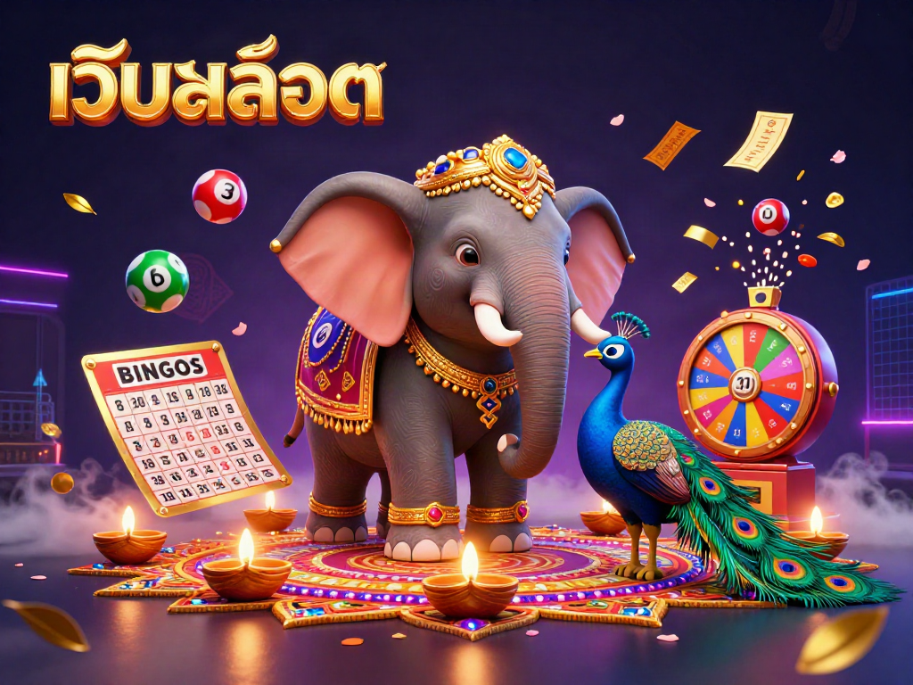 Engage with เว็บสล็อต excitement illustrated through vibrant colors and dynamic game elements.