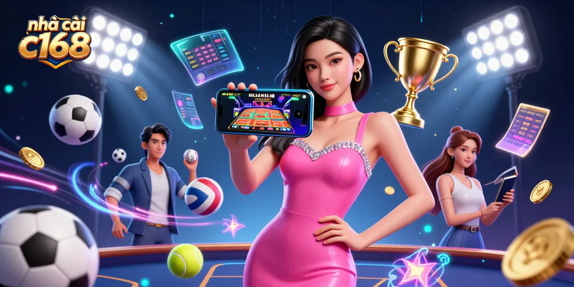 Engage with nhà cái c168's vibrant live dealer casino games, showcasing excitement and dynamic betting.