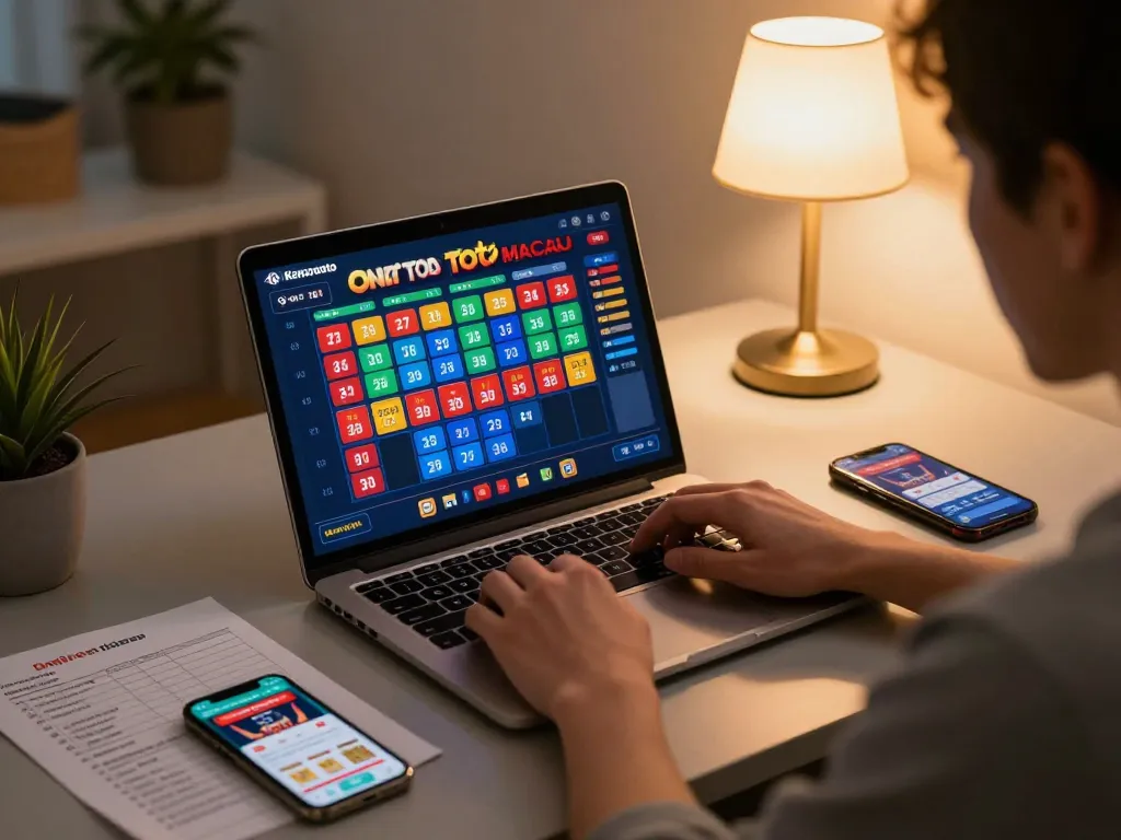 Pengguna Kenzototo terlibat dengan perjudian Toto Macau online di rumah, menunjukkan taruhan strategis.
